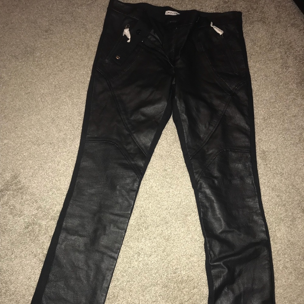 Brand new genuine leather pants